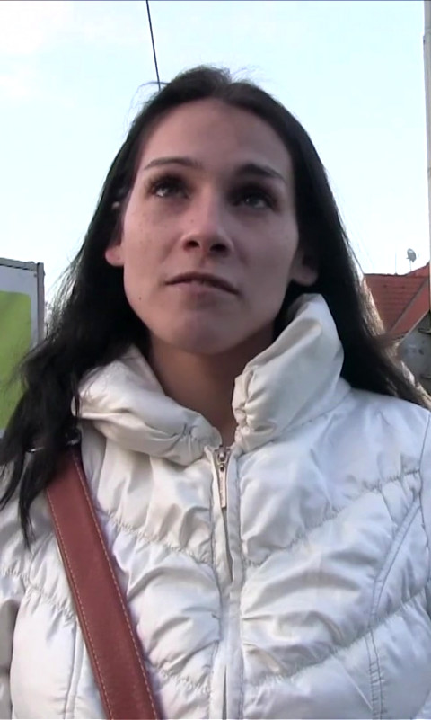 Publicagent - Dark Haired Girl Lifted Her Shirt And Exposed Her Huge Boobs