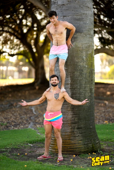 Archie Gasps As Brysen Teases His Hole With His Thick Cock