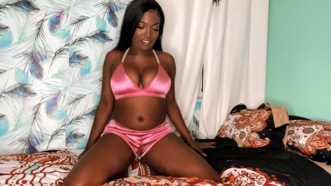 Twistys - Ebony Daya Knight Plays With Her Tits