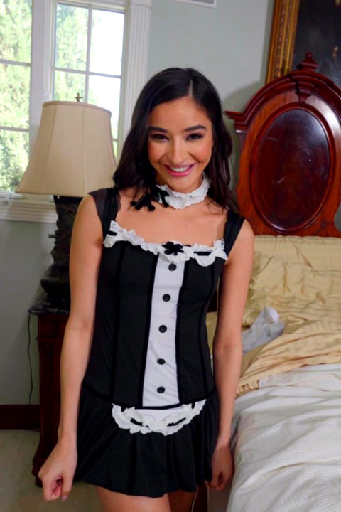 Maids Emily Willis And Tru Kait With Dildos