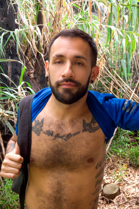 Milo And Julio Behind The Shed