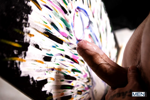 Stroking His Big Brush with William Seed, Benjamin Blue