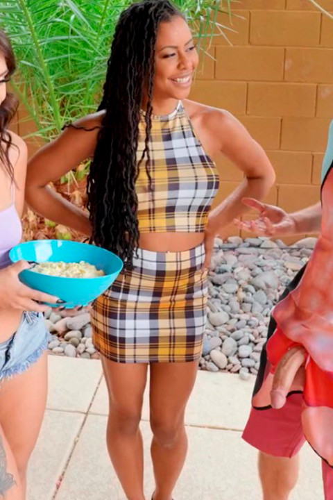 Brazzers - Cock Out Cookout Part 2 with Kira Noir, Indica Monroe