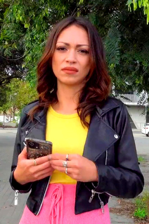 Sexy Brunette Noa Tevez Is Seduced by Pervy Guy!