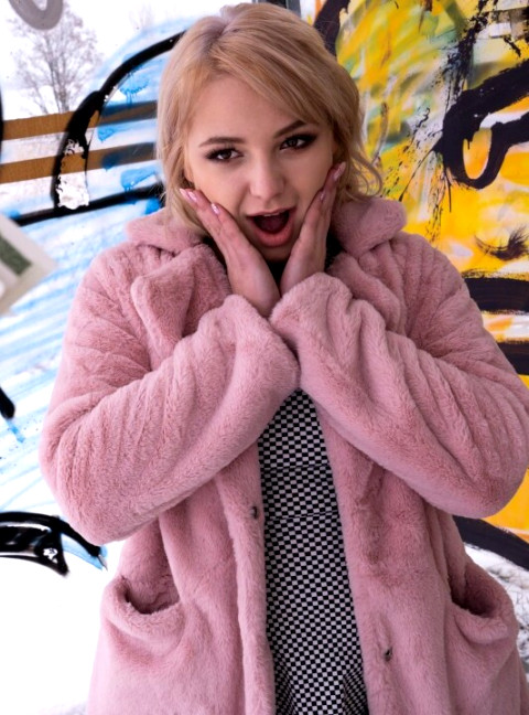Blonde Student Vaness Queen Fucked in Basement
