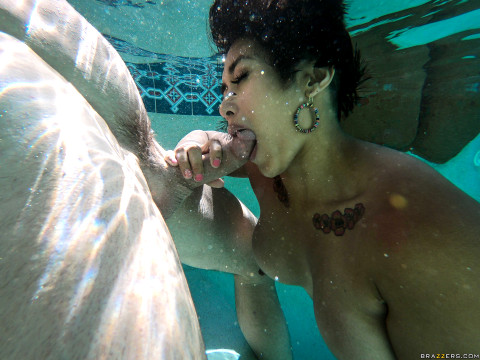 Busty Asian MILF Mia Little Has Been Eyeing The Hot Poolboy