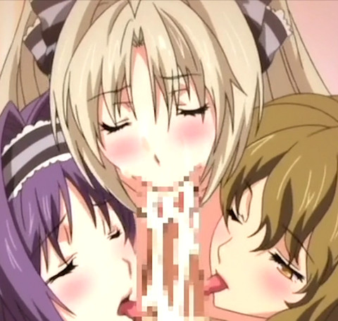 Hentaipros - The Guy Fucks Three Busty Girls