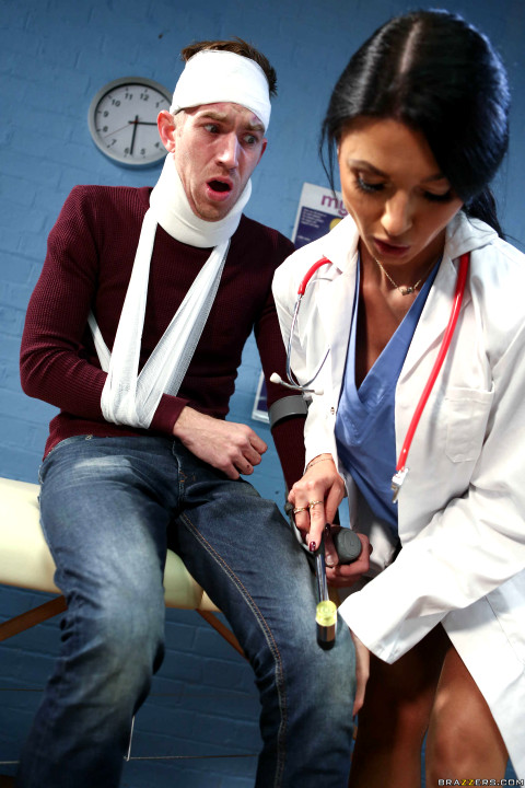 Hot Dr. Ania Kinski Has A Couple Suspicions About Her Patient