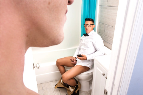 Paul Canon Giving Jax A Sloppy Blowjob