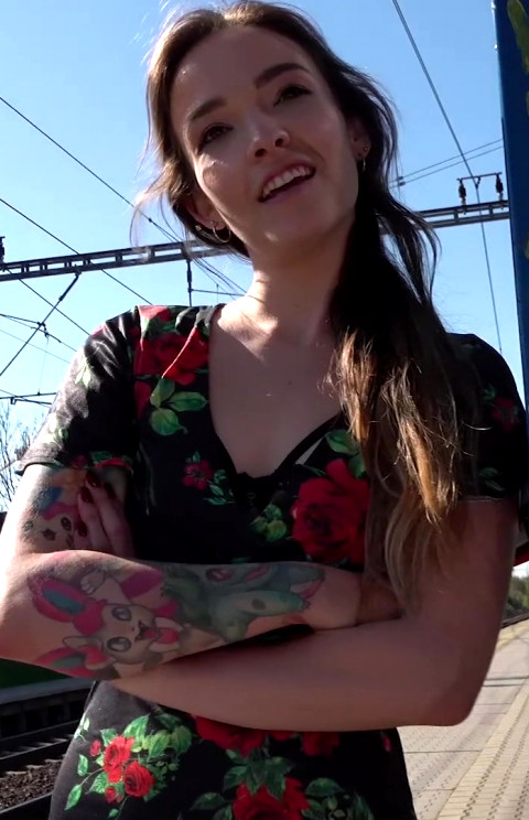 Kylie Nymphette Is A British Babe Who Was Full Of Tattoos