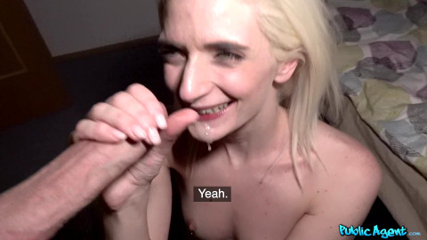 Skinny Blonde Mia Casanova Pulled Her Pants Down And Spread Her Ass Cheeks