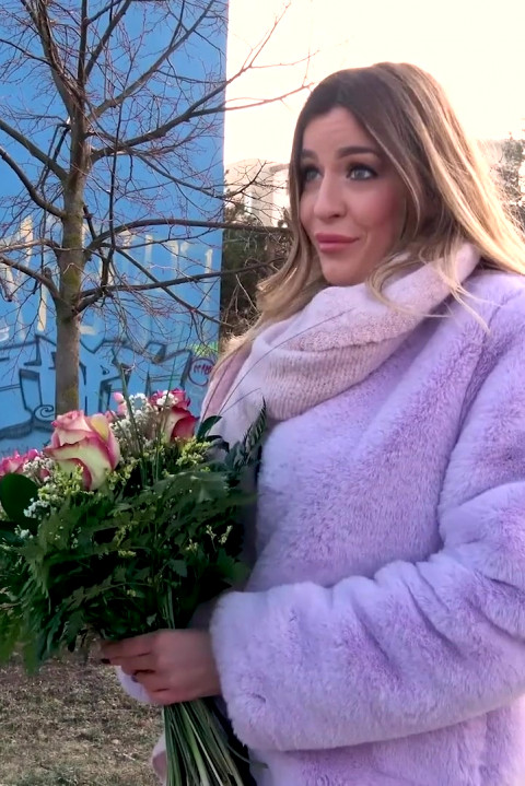 Marica Chanelle Are From Italy And Visiting Prague For Valentine's Day