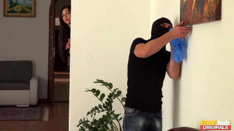 Anya Krey Has Some Fun With A Couple Of Crooks