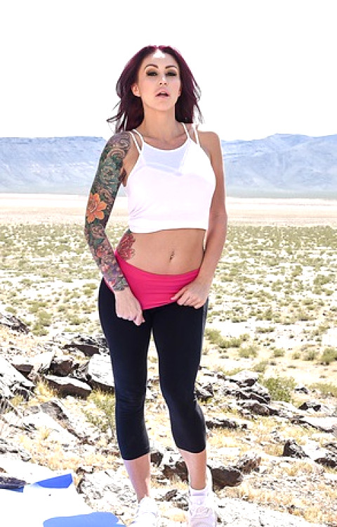 Nude Outdoor Yoga From Monique Alexander