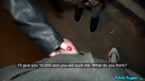Publicagent - Charlotta Johnson Sucked His Cock For 20 000 Total 