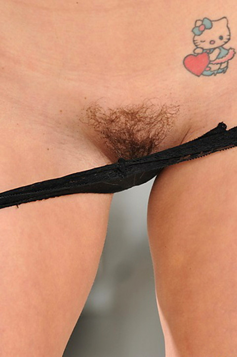 Tattooed Monique Alexander And Her Pretty Hairy Pussy