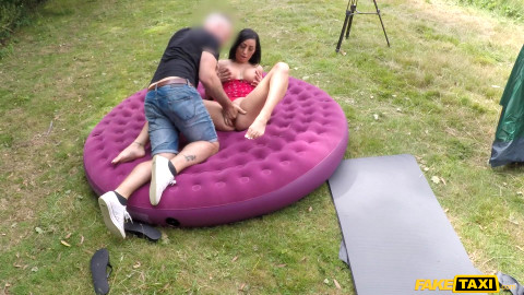 Luci Reign Took Her Dress Off And He Took In The Slight Of Her Big Boobs