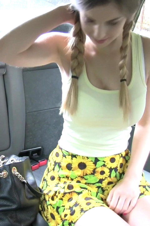 Stella Cox Got On All Fours, Posing Her Big Juicy Ass Just Like A Porn Star!