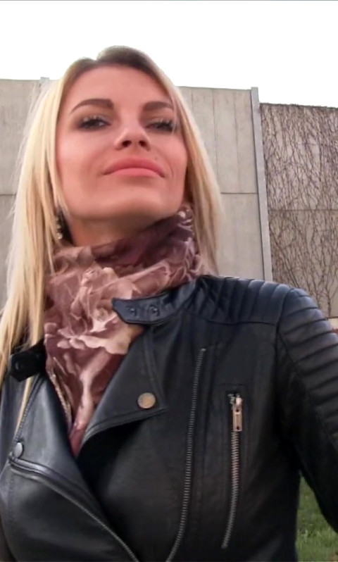 Fakehub - Karina Grand Bent Over And Let Him Pull Her Panties Down